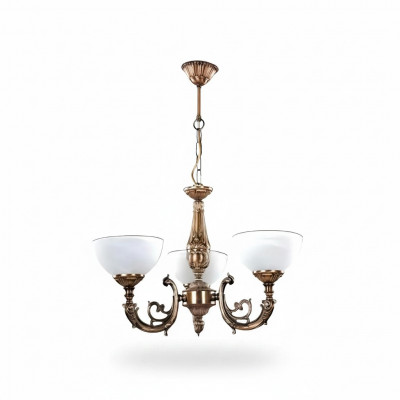 Plafongsleuchter Antik Luster Lüster Plafongslampe Lampe Glas Gold