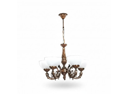 Plafongsleid Luuchter Plafongsliichter Antiquitéit Krouneliichter Luucht Glas Gold