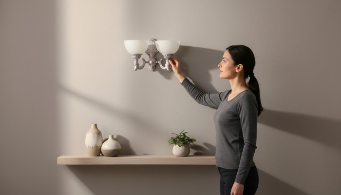 Wandluucht Wandlampa Wandluuchten Konscht Lüster Wandluuchten Wäiss Glas