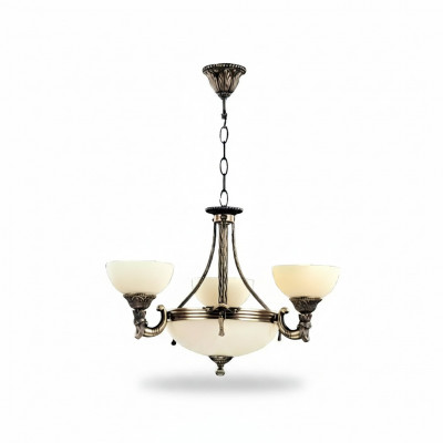 Krounlämpchen Plafongslämpchen Lüster Plafongsbeliichtung Glas Beige Luuchten Nei