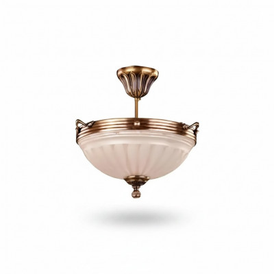 Plafongsbeliichtung Lämp Beige Plafongslamp Lüster Kronluucht Glas Konscht