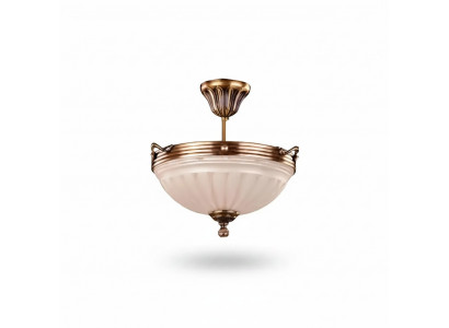 Plafongsbeliichtung Lämp Beige Plafongslamp Lüster Kronluucht Glas Konscht
