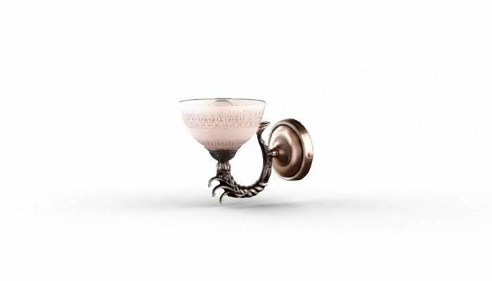 Wandsluuchten Wandluuchten Gold Wandluucht Lüster Wandluuchten Braun Glas