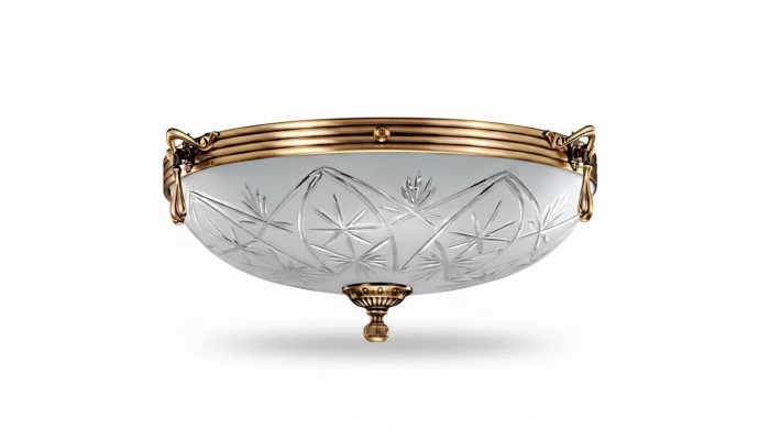 Plafongsliichter Lüster Plafongslampe Gro Lampe Krouneliichter Glas Gold
