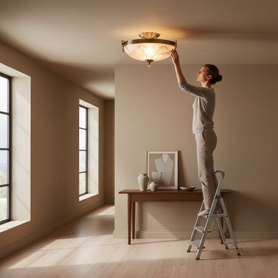 Lüster Plafongslampe Plafongsliichter Gro Lampe Kronluichter Glas Gold