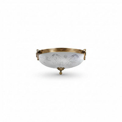 Lüster Plafongslampe Plafongsliichter Gro Lampe Kronluichter Glas Gold