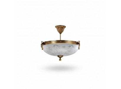 Lüster Plafongslampe Plafongsleuchter Lampe Kronleuchter Glas Gold Gro