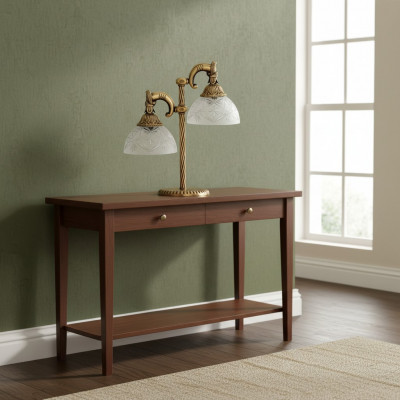 Dëschlampe Dëschliicht Lampe Luuchten Gold Luuchten Glas Gold Gro Konscht