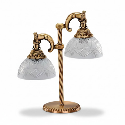 Dëschlampe Dëschliicht Lampe Luuchten Gold Luuchten Glas Gold Gro Konscht