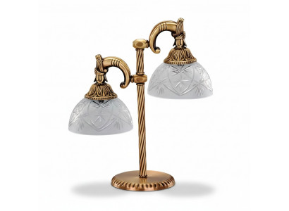 Dëschlampe Dëschliicht Lampe Luuchten Gold Luuchten Glas Gold Gro Konscht