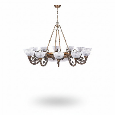 Krouneliichter Lampe Plaffongslampe Lüster Plaffongsstramp Glas Gro Konscht Liicht.