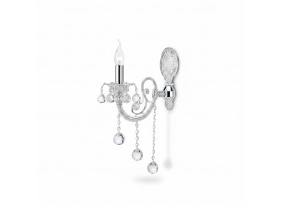 Wand Lampe Wandluucht Wandlampe Wandluuchten Lüster Sëlwer Kristall