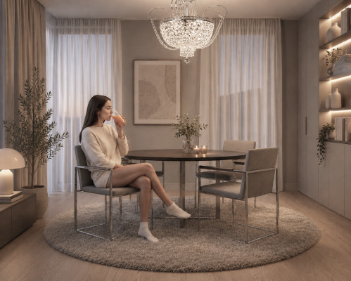 Lüster Plafongslampe Luxus Kronlüster Plafongslampe Sëlwer Kristall