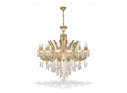 Plafongslüchter Luxus Lüster Plafongslamp Lüster Gold Kristall Lamp.