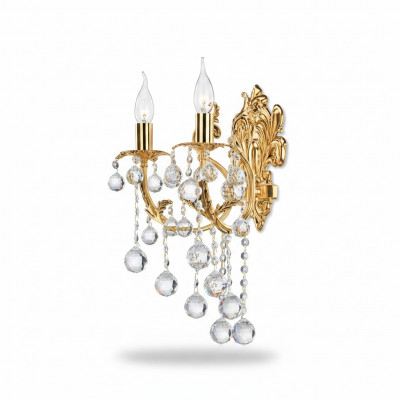 Wandluucht Wandluuchten Wandluucht Lüster Wandluuchten Kristall Gold