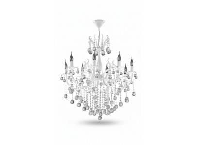 Luxus Deckenluucht Wäiss Kroenluucht Deckenlamp Lüster Kristall Luucht