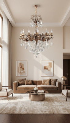 Plafongsliichter Luxus Gold Krouneliichter Plafongslampe Lëster Kristall Lampe