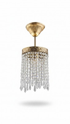 Lampe Plafonnière Luuchte Gold Plafongeluucht Lüster Kristall
