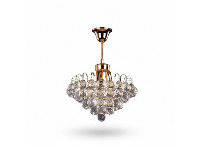 Plafongslampe Plafongslüsterlüster Gold Lüster Kristall Luucht