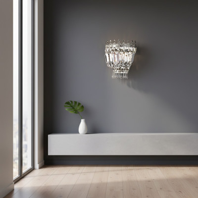 Wandluuchten Wandluucht Wandlampe Lüster Wandlampen Kristall Sëlwer