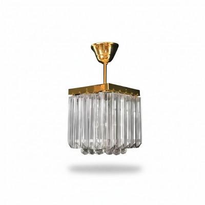 Ecklampe Plafongsliicht Luxus Gold Krouneliichter Krouneliicht Kristall Konscht