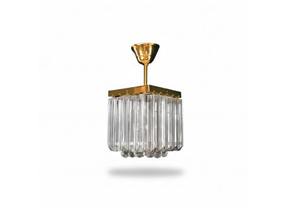 Ecklampe Plafongsliicht Luxus Gold Krouneliichter Krouneliicht Kristall Konscht