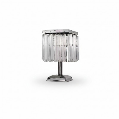 Dëschlampe Dëschluucht Lampe Luuchten Sëlwer Luuchten Dësch Kristall
