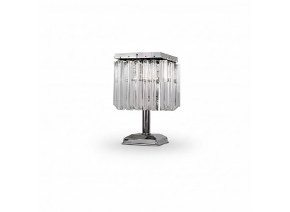 Dëschlampe Dëschluucht Lampe Luuchten Sëlwer Luuchten Dësch Kristall
