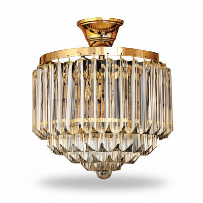 Plafongslüster Luxus Gold Kronleuchter Plafongsliicht Lüster Kristall Konscht