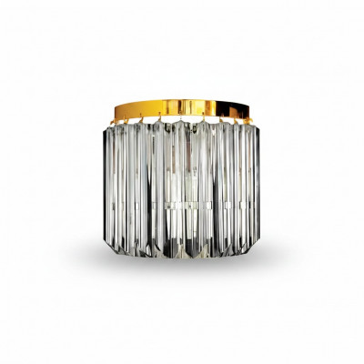 Lüster Plafongslampe Luxus Gold Kronluucht Plafongluucht Kristall Konscht