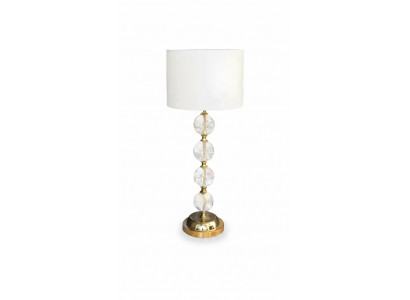 Dëschlampe Dëschluucht Luucht Luuchten Gold Lampen Dësch Kristall