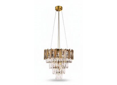 Lüster Plafonnière Luxus Gold Plafondluucht Luuchter Kristall
