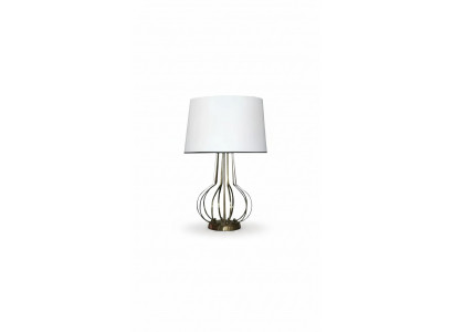 Dëschlampe Dëschleuchte Luucht Luuchten Luxus Luuchten Dësch Metall Wäiss