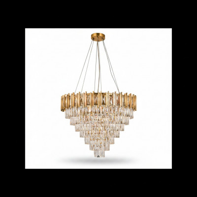 Luster Lüster Plafongeluucht Luxus Gold Plafongeluucht Kristall