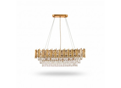 Kronluuchte Plafongsliicht Luxus Gold Plafongslampe Lüster Kristall Lampe