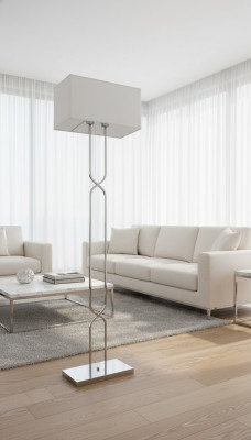 Steelamp Stehlampe Steeluuchten Luuchten Luucht Wäiss Modern Metall