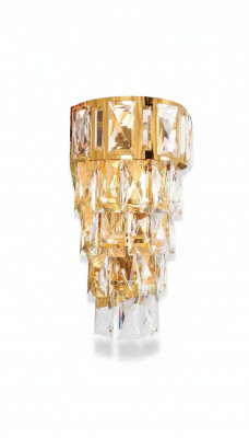 Wandlampe Wandlamp Wandluuchten Lüster Wandluuchten Kristall Gold