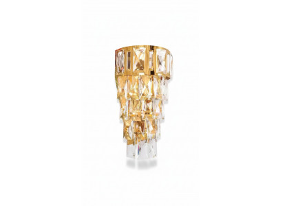 Wandlampe Wandlamp Wandluuchten Lüster Wandluuchten Kristall Gold