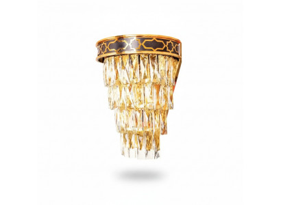 Wandluuchten Wandluucht Wandlamp Lischter Wand Luuchten Kristall Gold