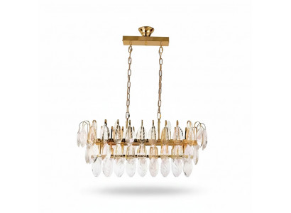 Luster Krounluucht Deckenluucht Luxus Gold Deckenluucht Kristall Luucht