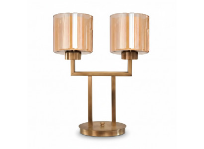 Dëschtluucht Dëschtlampe Luucht Luuchten Modern Gold Lampen Dësch Glas