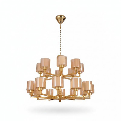 Krounluucht Plafongluucht Gold Plafongluucht Lüster Glas Modern Nei
