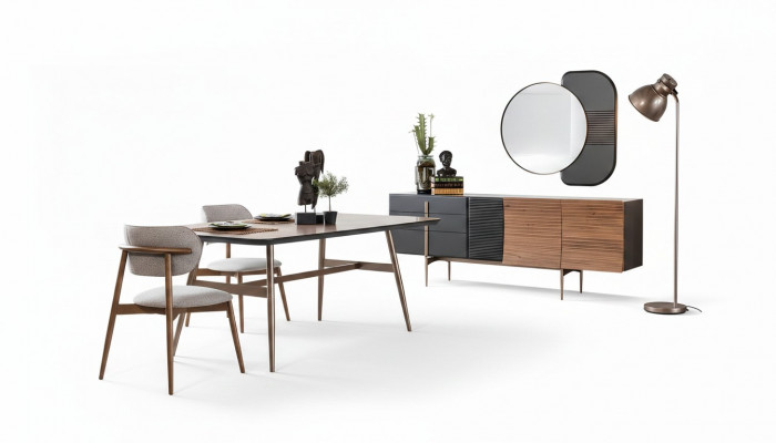 Luxus Sideboard Spigel Kommode Lowboard Iesszëmmermiwwelen Set Nigelnollegéiert