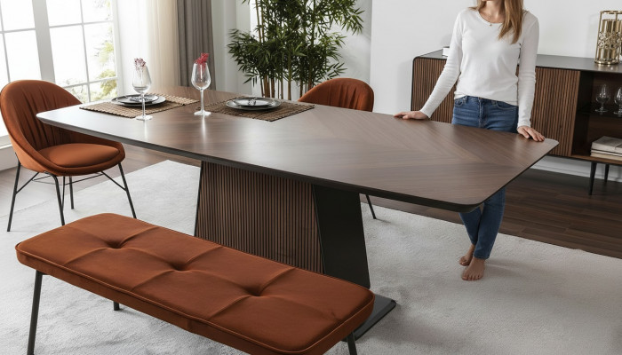Iessen Dësch Iesszëmmerdësch Dësch Iesszëmmer Iesseck Holz Modern Braut Dëscher