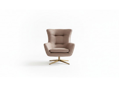 Moderne Sëtz-Ohresëtz Luxus Cocktailsëtz Beige Kënschtläder Nei