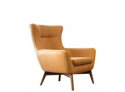 Fotell Ouerfotell Cocktailfotell Sëtzer Modern Design Konschtlieder Giel
