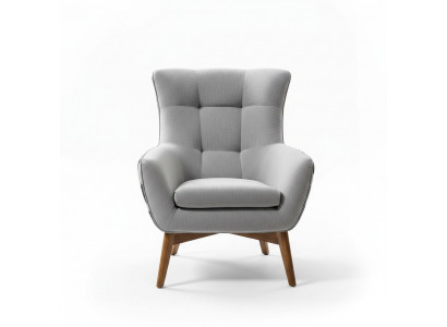 Fauteuil Clubfauteuil Cocktailsessel Polstersëtz Modern Design Griich Stoff Sëtz