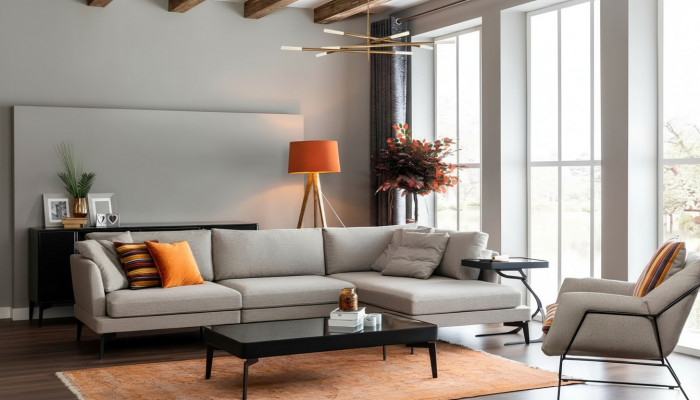 Stoffcouch Eckcouch L Form Couch Couchen Gro Stoff Wunnzëmmer Modern Eck