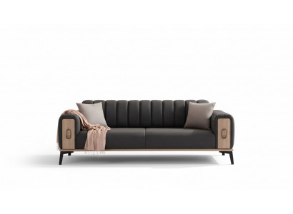 Stylvollen Dräisëtzer Modern Living Zëmmerméubel Gro Holzmöbel Couchë