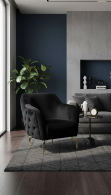 Modern Miwwelen Luxus Chesterfield Fauteuil Cocktailfauteuil Edelstolmiwwelen